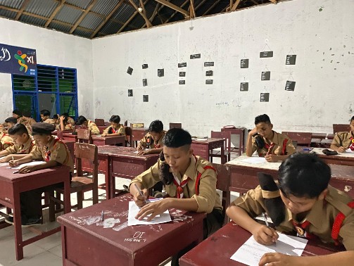 Ujian Pramuka Santri Putra Semester Genap TP 2024-2025